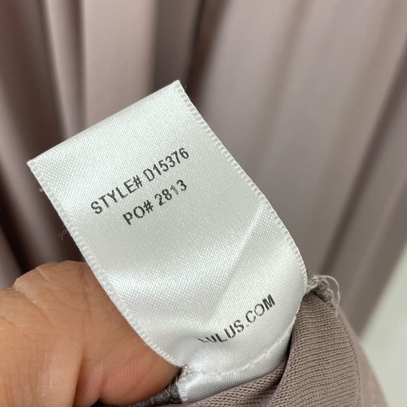 Lulus Air of Romance Bridesmaid Taupe Halter Long Maxi dress gown size small - Picture 8 of 9